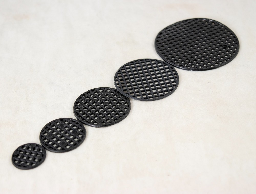 Mixed Round 1"/1.5"/1.75"/2"/3" Plastic Drainage Mesh/Screen/Net for Bonsai Pots