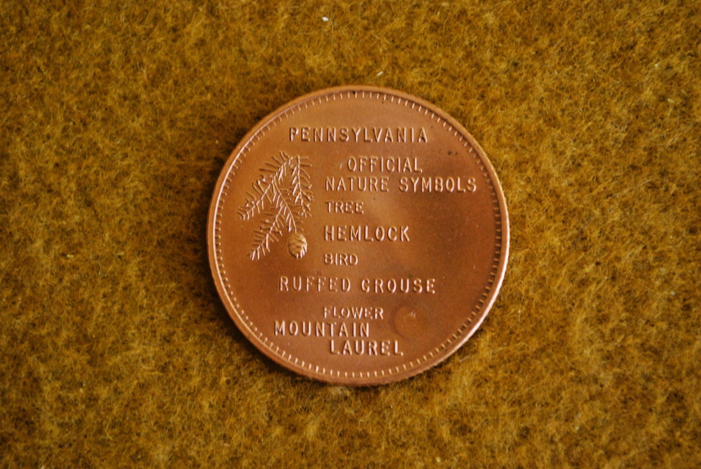Pennsylvania State Official Nature Symbols Token