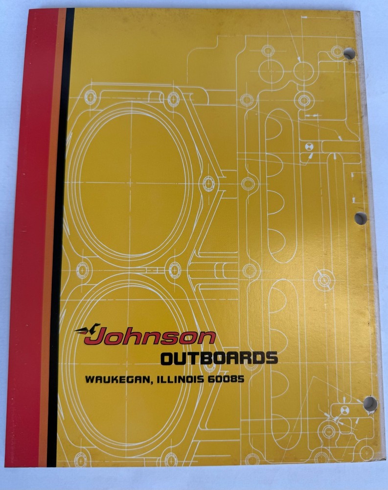 JOHNSON 1975 OMC OUTBOARD SERVICE MANUAL 40 HP MODELS
