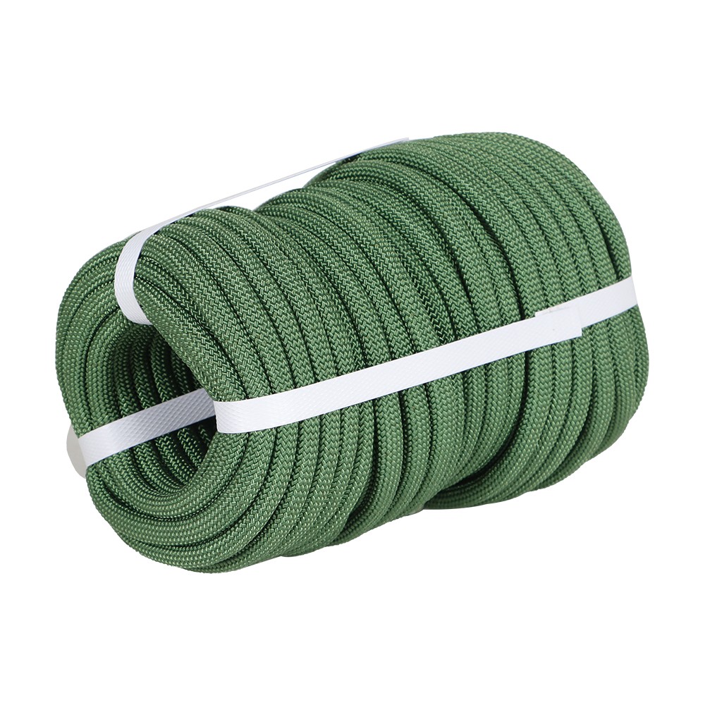 3/8" × 100' 3520Lbs Armygreen High Strong Pulling Rope Braided Polyester Rope