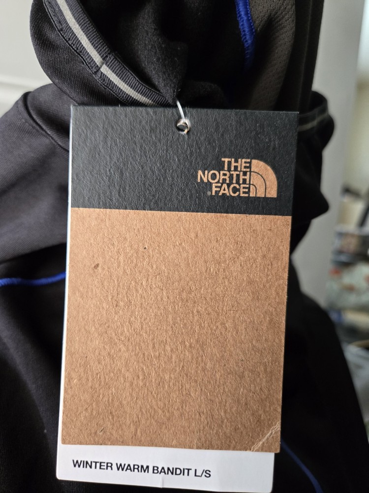 The North Face Men's Pullover Size Large Blue/Black, Long Sleeve