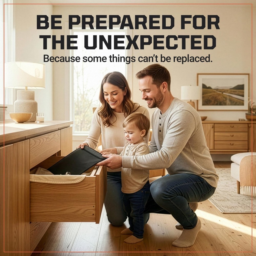 Best FIRESHIELD PRO Upgraded 2000F Fireproof Document Bag 3-Pack Fire & Water