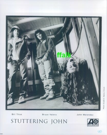 Press Photo: STUTTERING JOHN melendez 8x10 B&W howard stern