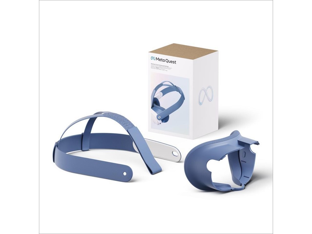Meta Quest 3 Facial Interface & Head Strap (Elemental Blue)
