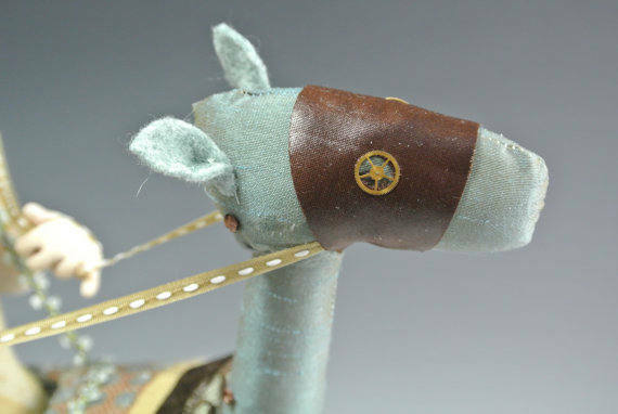 Cloth Art Doll Pattern Class Tutorial "Whoa Nellie" by Cindee Moyer