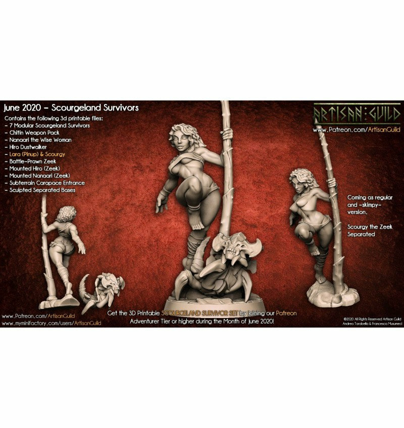 Lara the Dancer  | Artisan Guild | D&D | Miniature | Monster