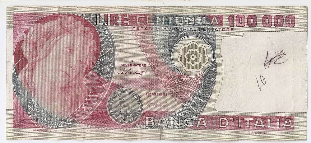 ITALY 100 000 lire 1978