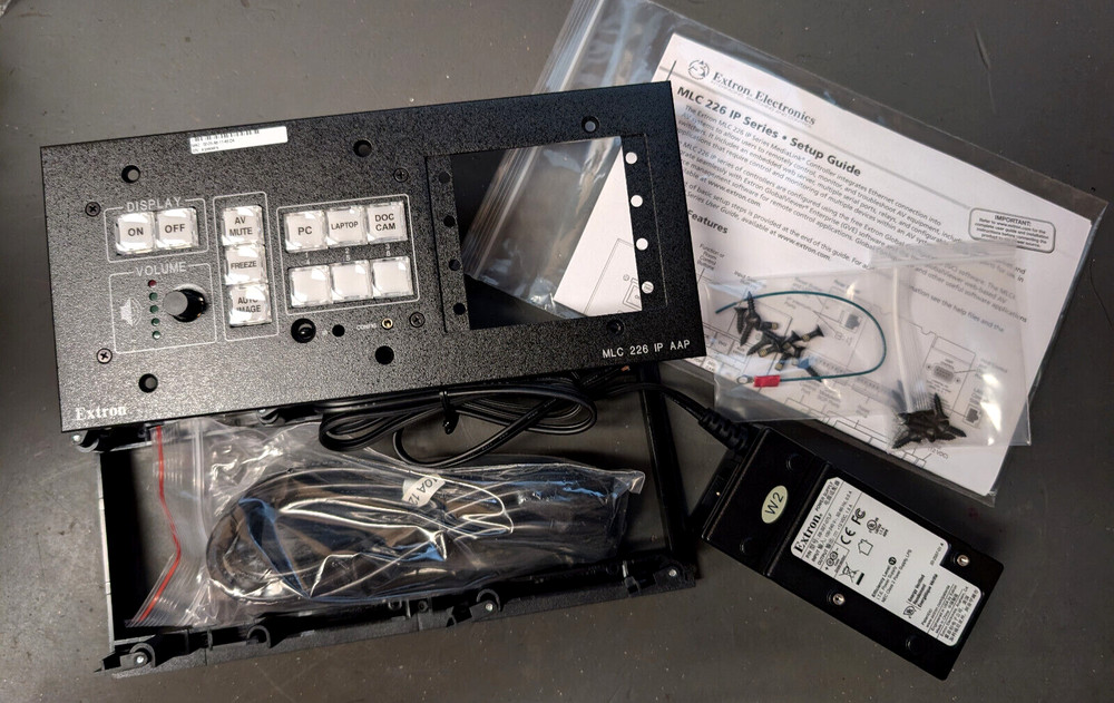 Extron MLC 226 IP AAP, 60-600-12 ~ MediaLink Controller, Control Panel, Black