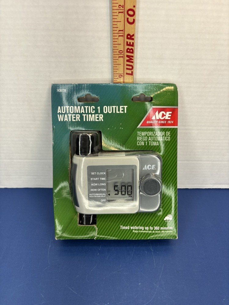 Ace 1 Zone Programmable Water Digital Hose Spigot Timer
