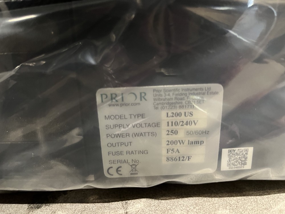 New PRIOR LUMEN 200 L200US FLUORESCENCE MICROSCOPE LIGHT SOURCE