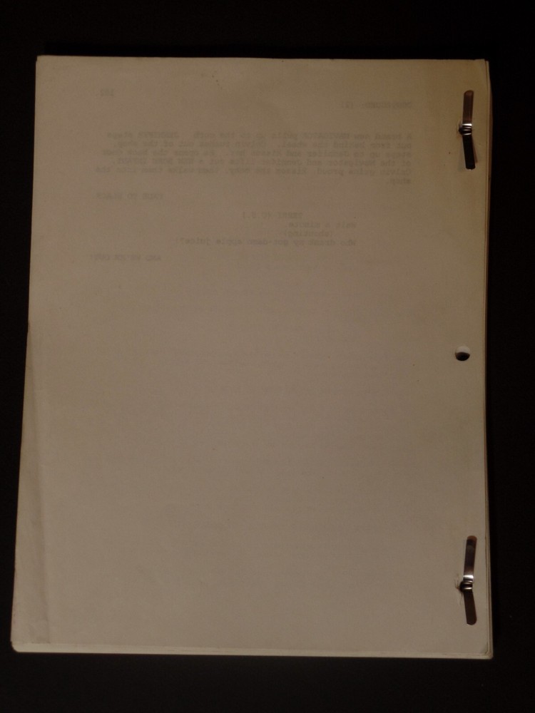 Barbershop [2001], Mark Brown - Movie Script