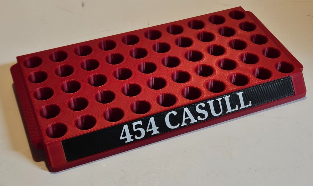 Reloading Tray for 454 Casull or similar size - Select Color