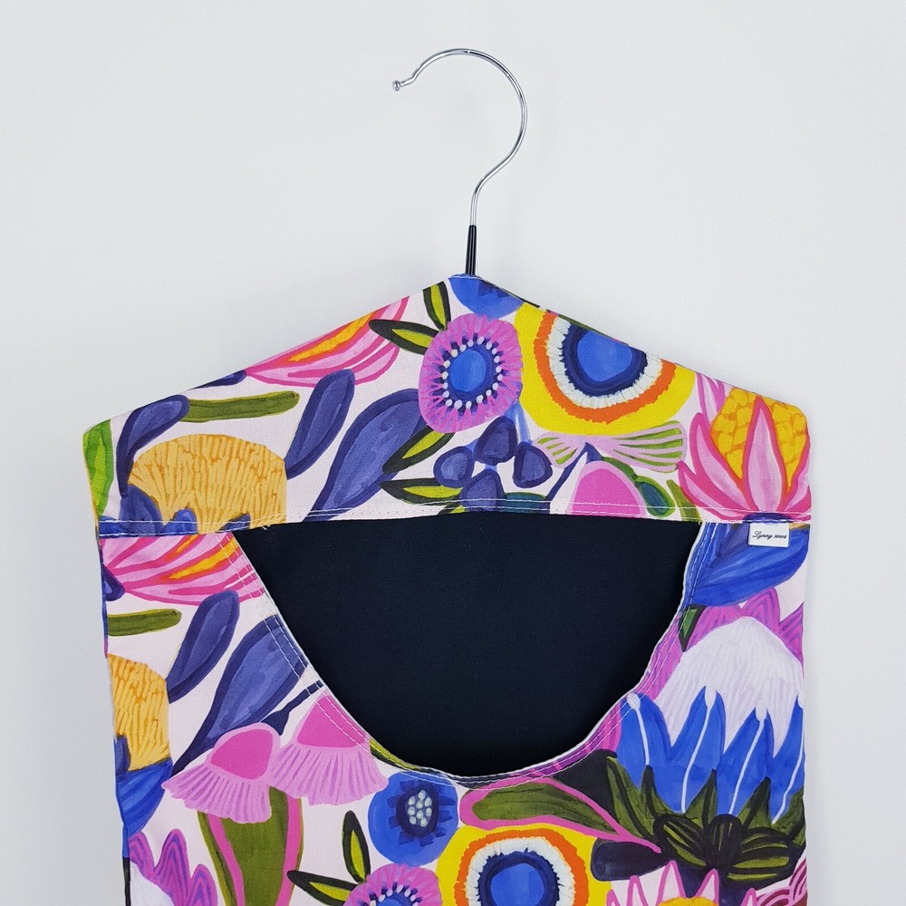 Peg Bag Handmade Colourful Floral Lined Laundry Clothes Peg Holder
