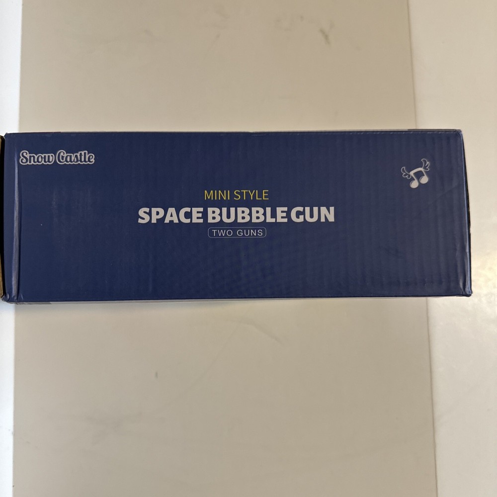 Rocket Mini 40-hole Space Bubble Blower Electric Bubble Blowing - 2 Items - New