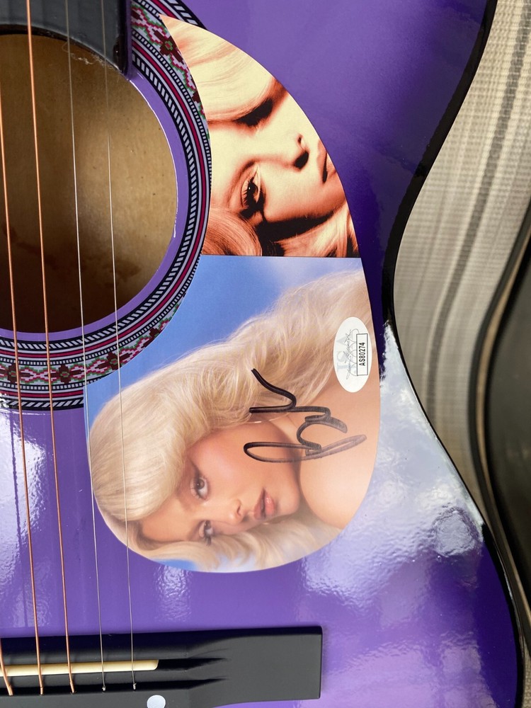 Bebe Rexha Signed 38" Acoustic Guitar (JSA)