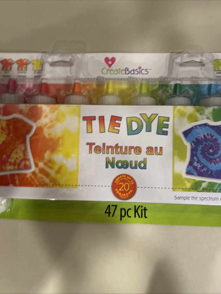 Create Basics 10 Color Tie Dye Kit, Rainbow Colors