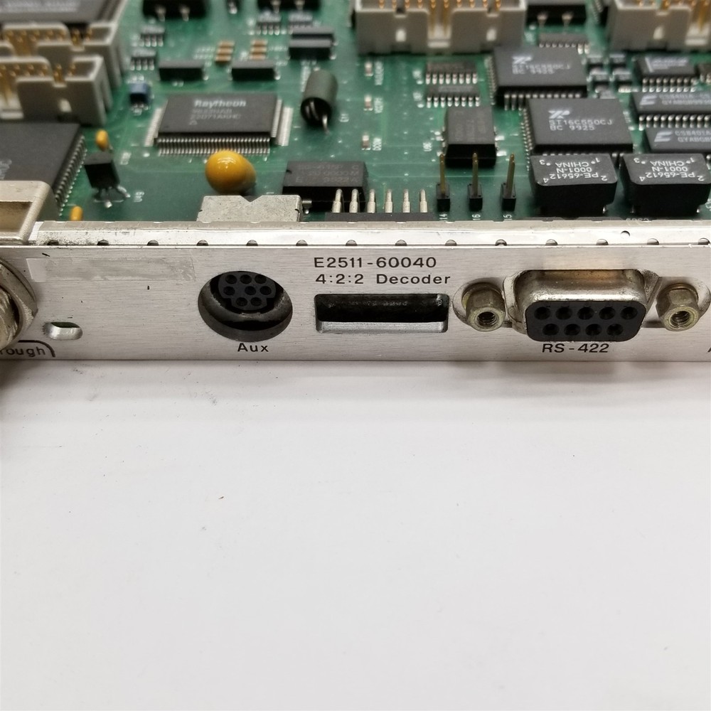 HP E2511-60040 422 Decoder VME Board Module BNC Digital/Analog Output w/Genlock