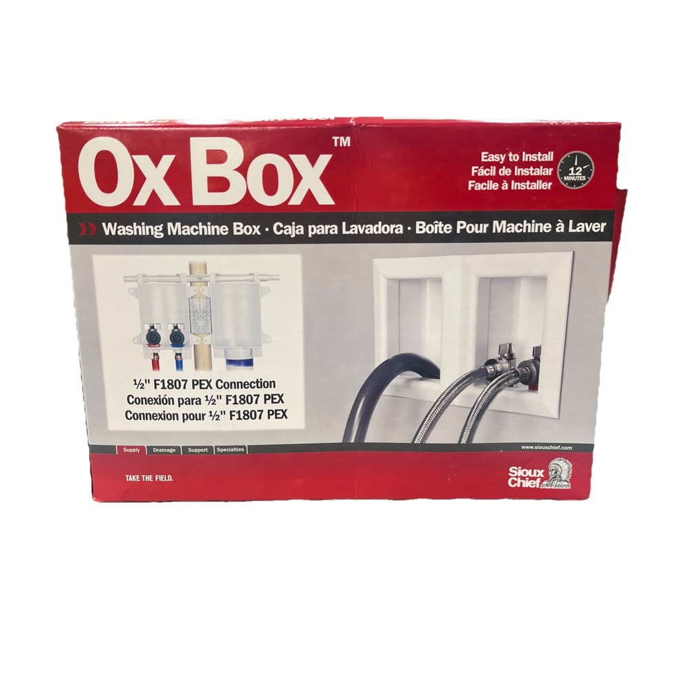 Ox Box washing machine Box White