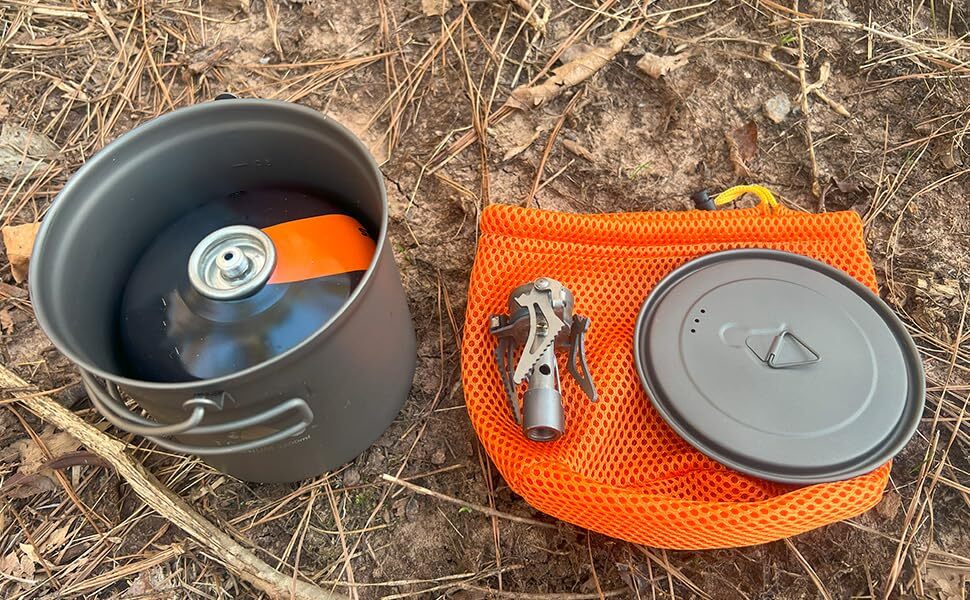 Titanium 1100ml Pot With Bail Handle