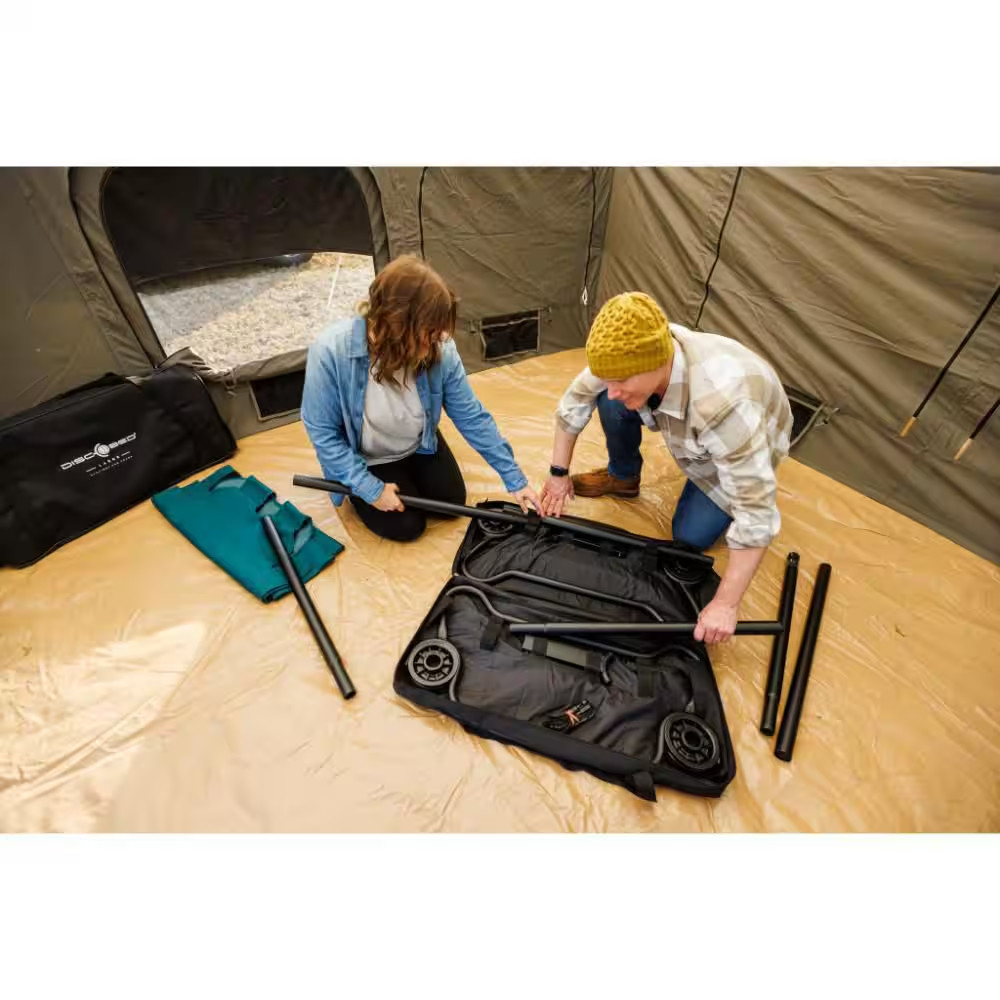Large Portable Bunkable Green Cot System