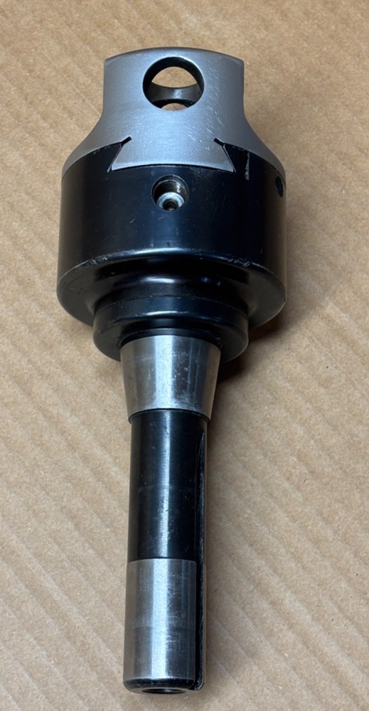 Offset 3/4" Boring Head w/R8 Shank 3" Body Diameter Threaded Mount - NICE