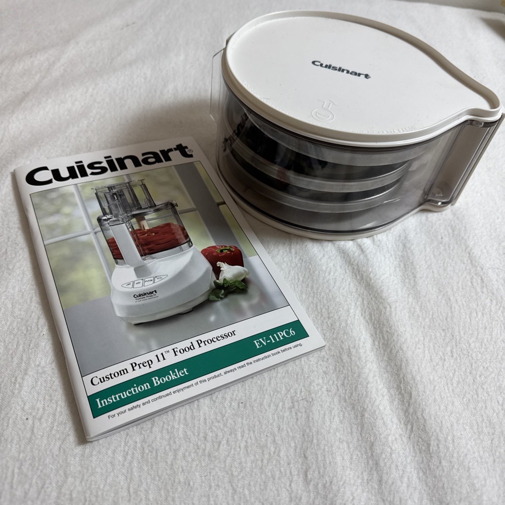 Cuisinart Custom Prep II Food Processor Lot Disc Replacement