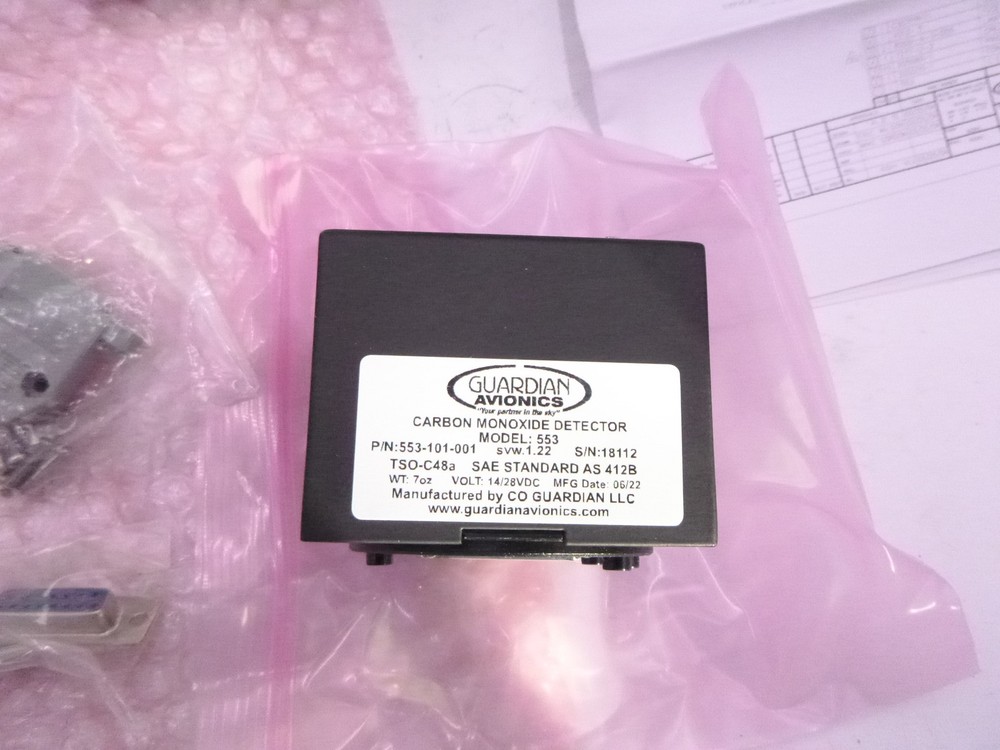 Guardian Aero 553 Panel Mount Digital Multi-Function CO Detector