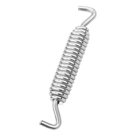 Jiffy Stand Kickstand Spring Replacement, Heavy‑Duty 2.5mm Wire Spring Silver