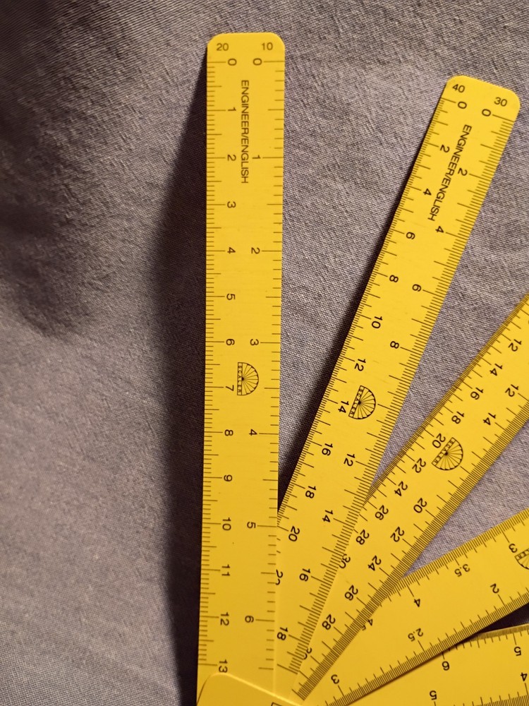 MULTISCALE Scaler Architect/Engineer Drafting Fan -Curtis Engineering Corp. used