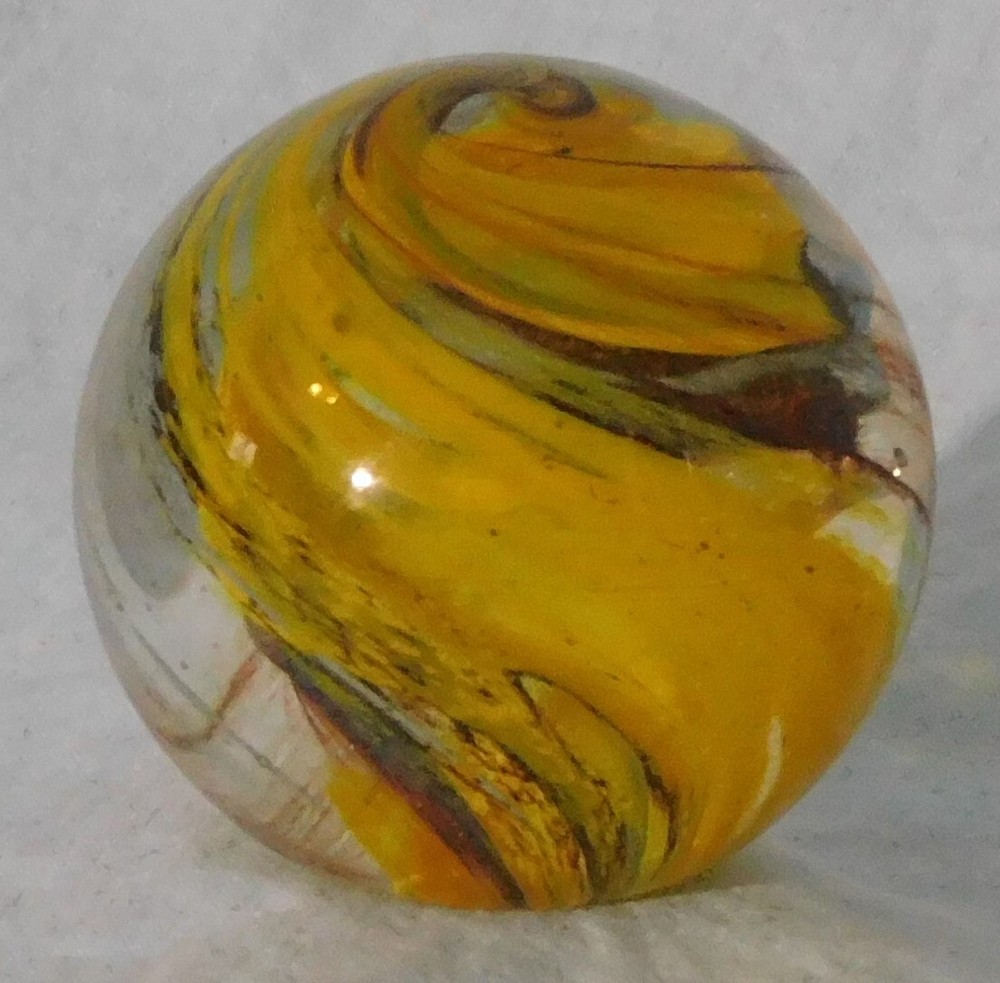 Andy Davis Contemporary Handmade Marble, 1 7/8" Diameter, #9159A