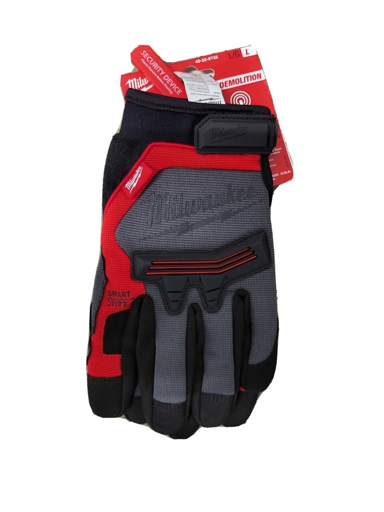 Milwaukee Performance Work Gloves Black/Red Size XL NWT