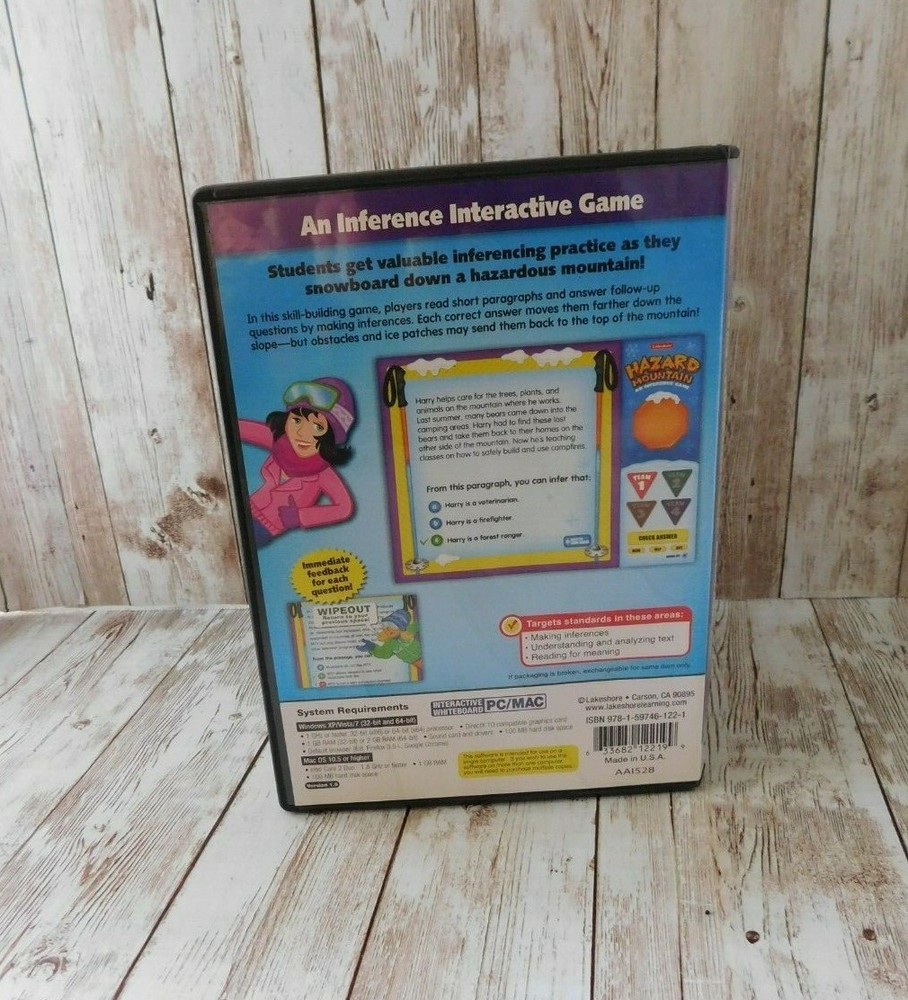 Lakeshore iLakeshore Interactive Whiteboard Software PC Hazard Mountain Game