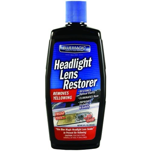 Blue Magic Headlight Lens Restorer 8 oz Bottle