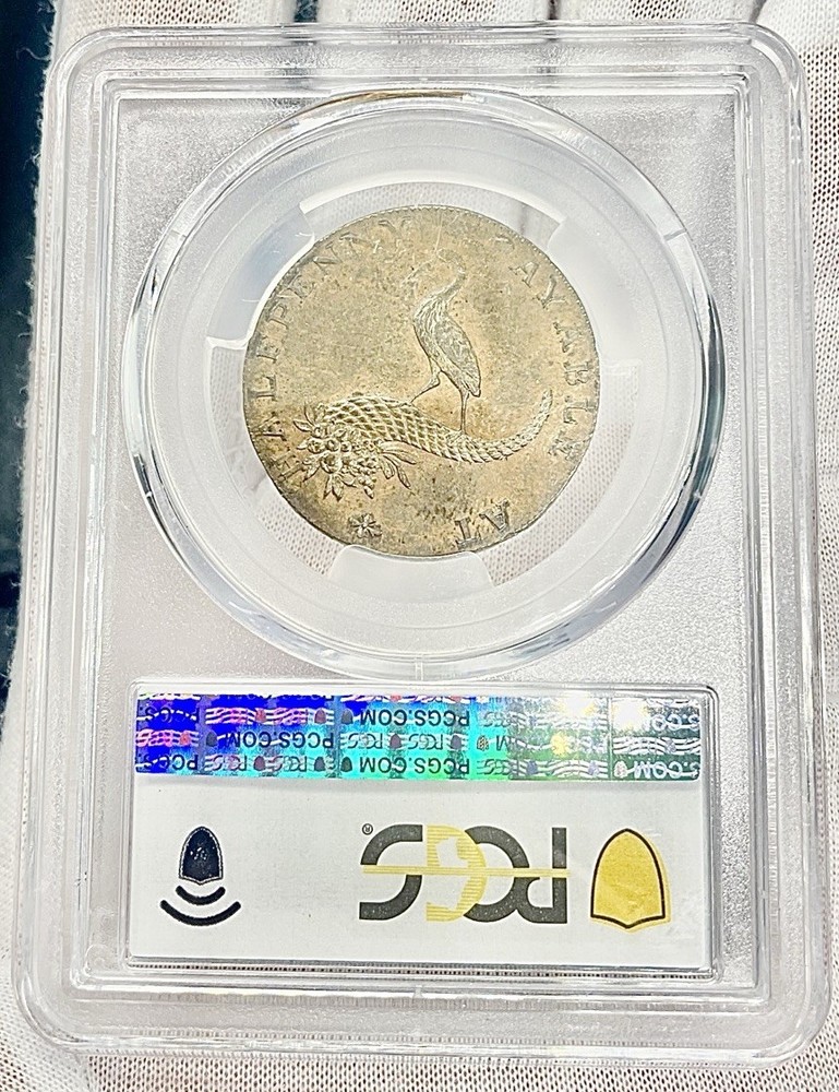1792 PCGS MS64 BN GREAT BRITAIN TK 1/2 D