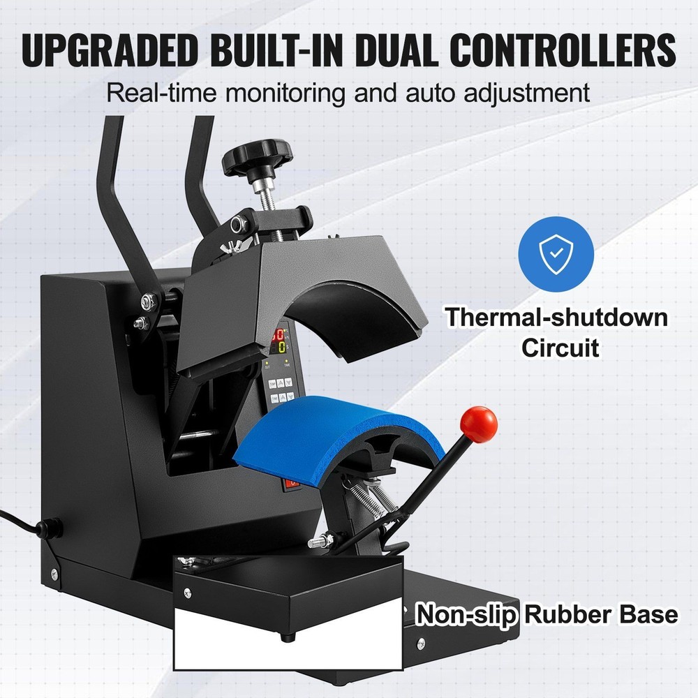 Multi-function Cap Press 4 Heating Plate Sizes with Digital Control