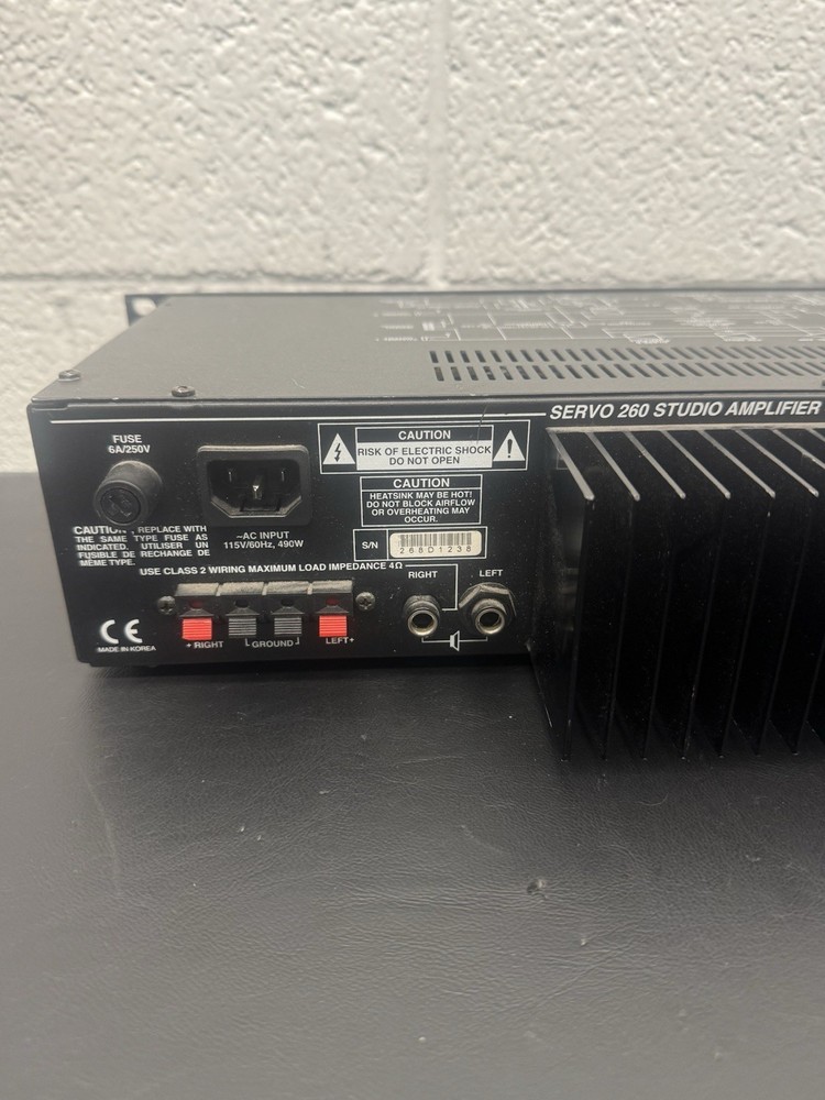 Samson Servo-260 Studio Amplifier