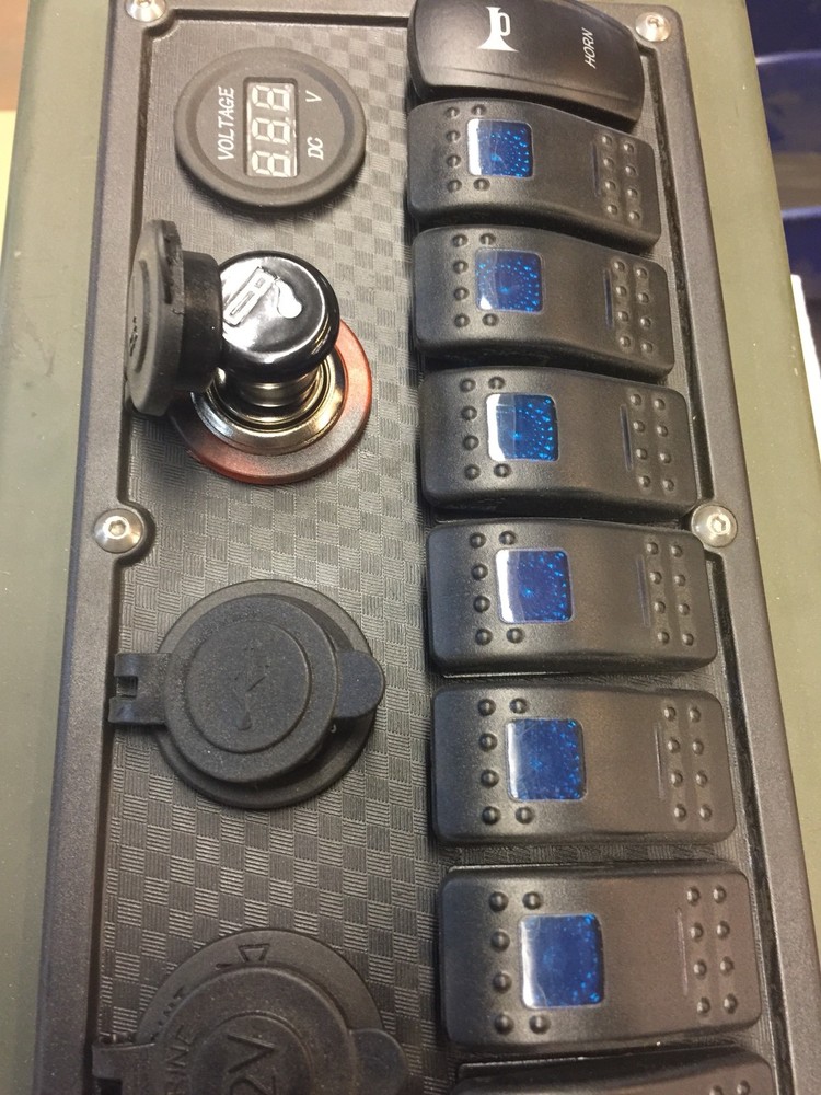 MILITARY HUMVEE CUP HOLDER / CENTER CONSOLE (B) SIDE CONTROL PANEL M998 AMMO CAN