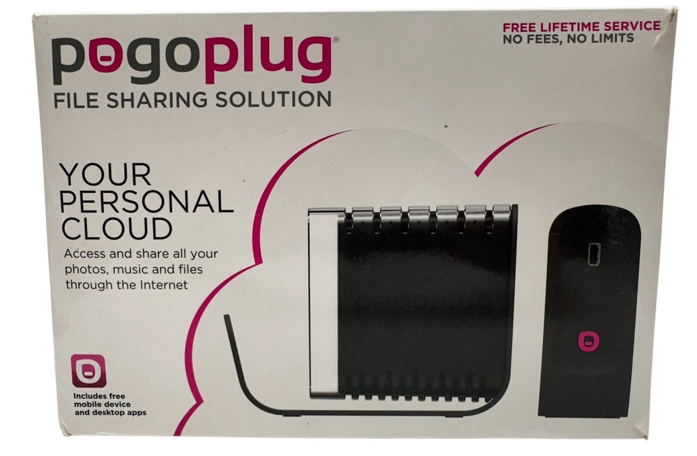 Pogoplug POGO-P21 File Sharing Solution Your Personal Cloud Black