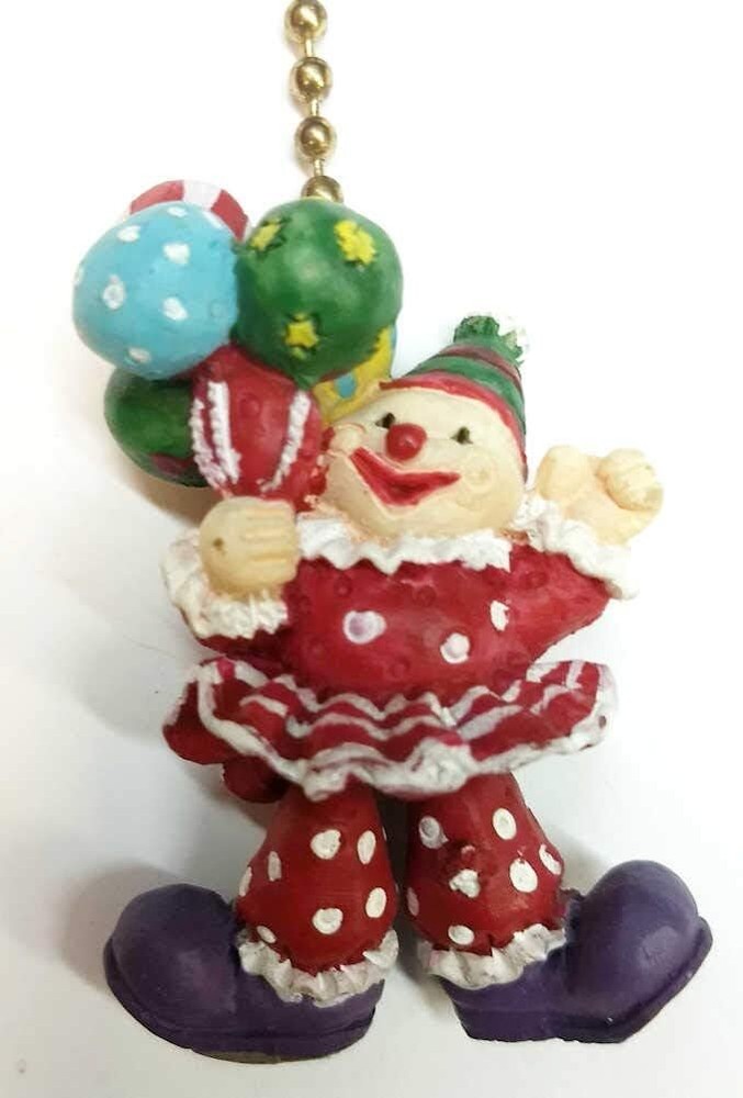 Clay Decorative Fan Pull - 8 Inches