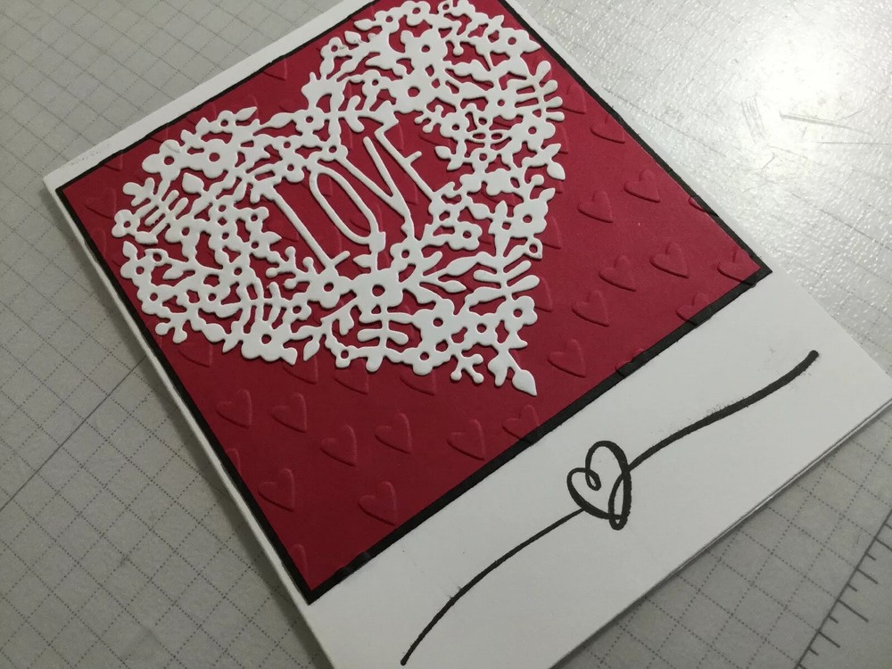 Valentines, / Anniversary / Wedding - Single Card / Heart / Love