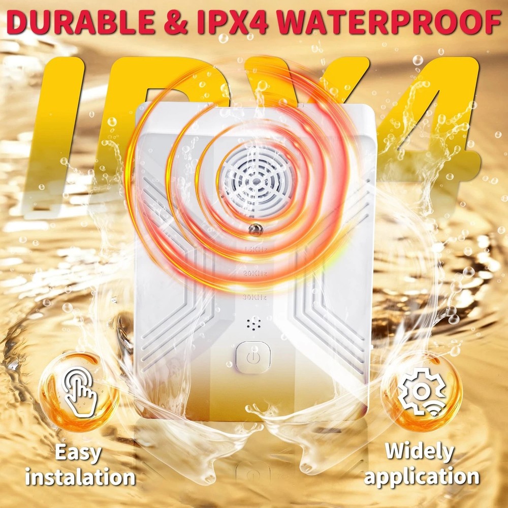 Ultrasonic Dog Bark Deterrent, 3 Modes, 50FT Range, Rechargeable