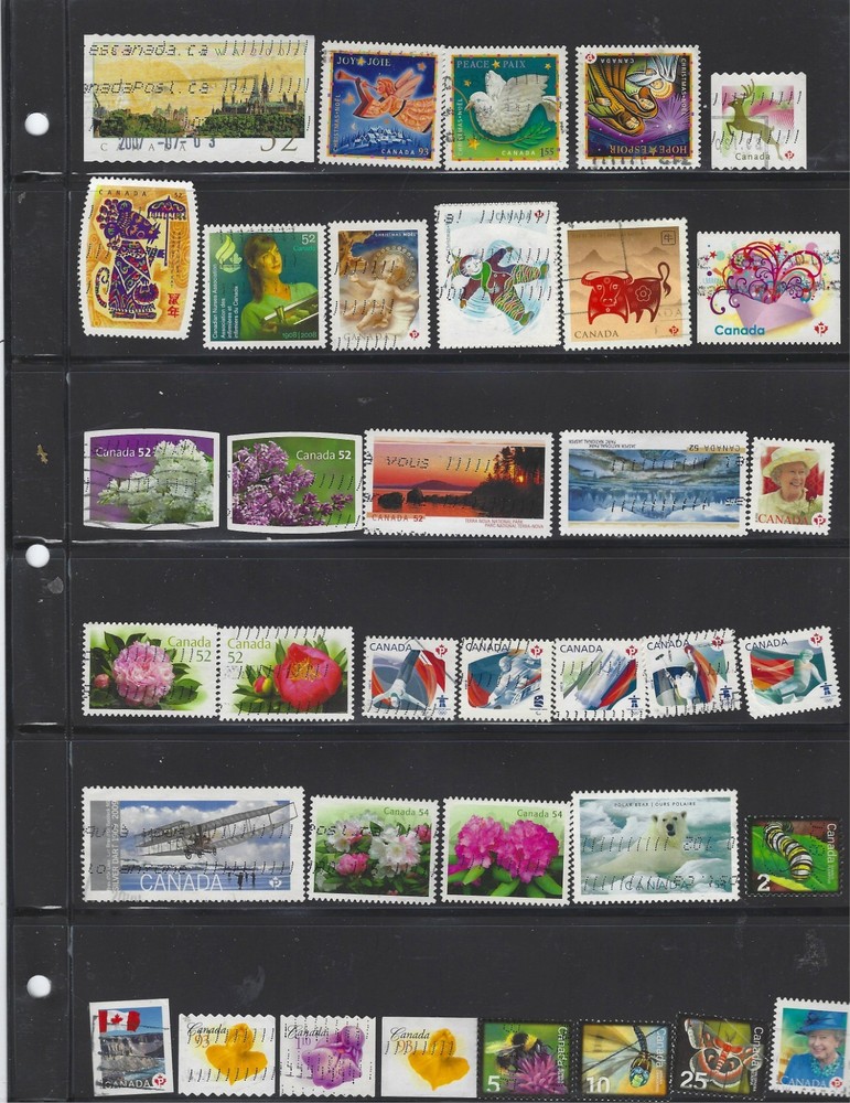 Canada 2004-2011 Used Collection 146 Different Stamps