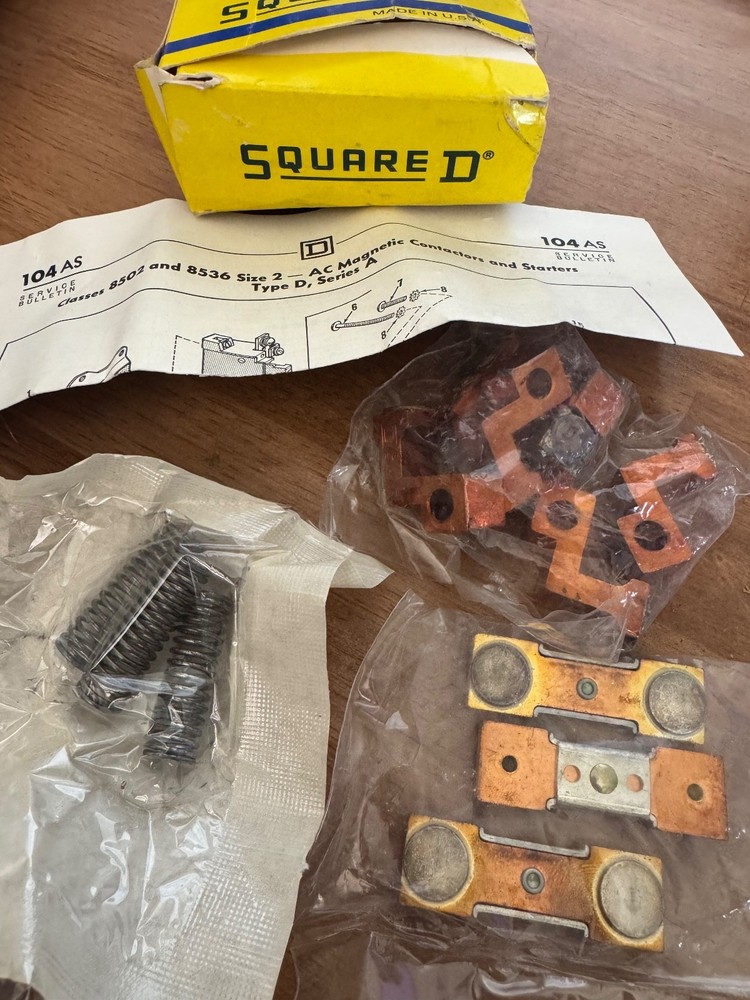 Square D 9998-TA-81 Size 2 3-Pole Contact Kit