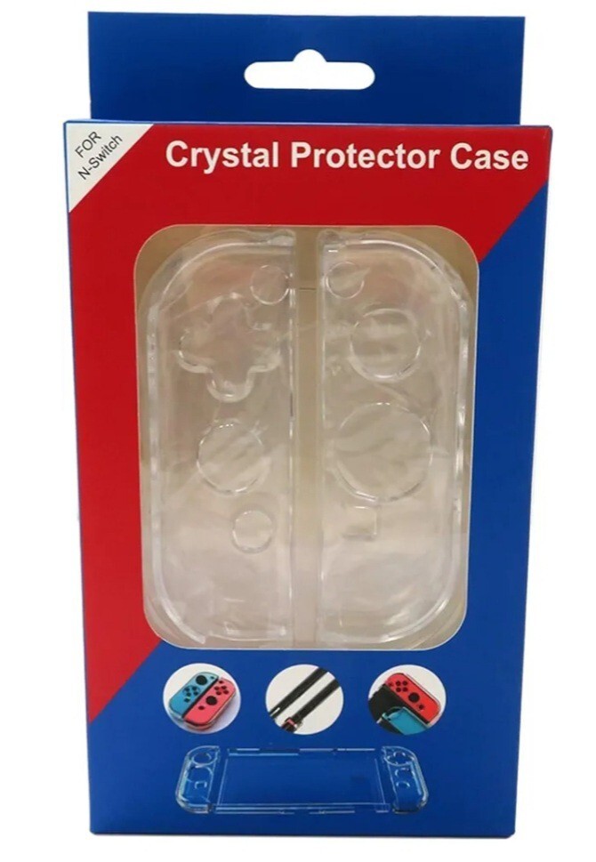 Nintendo switch Console + Joy-Cons Hard PC Crystal Clear Protectors