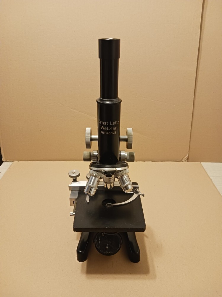 Vintage Ernst Leitz Wetzlar Germany Microscope