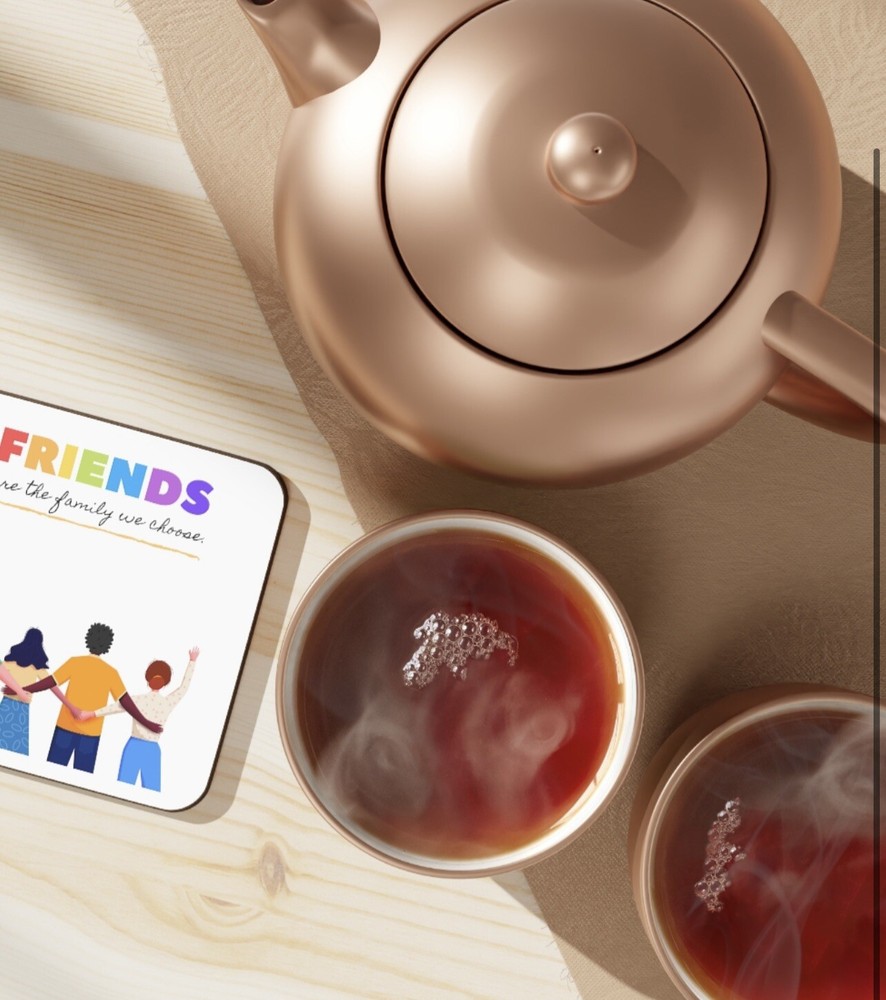 Friendsgiving Coasters Absorbent Heat&Water Resistant