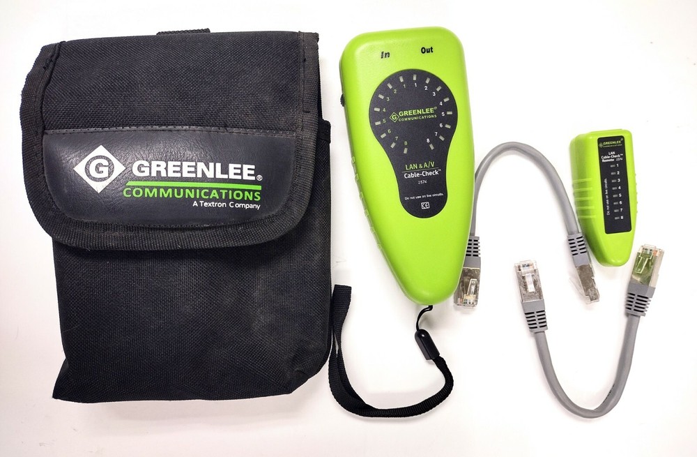 GREENLEE 1574 LAN AND A/V CABLE-CHECK TOOL