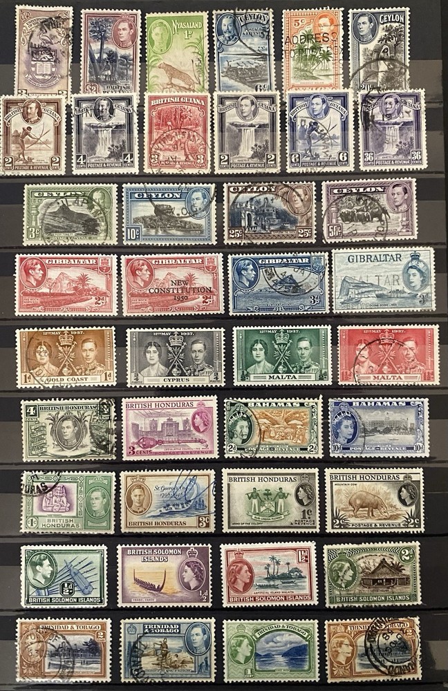 British Commonwealth stamps collection 40 Lot
