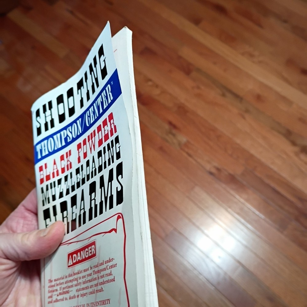 Shooting Thompson / Center Black Powder Muzzleloading Firearms Manual Soft Cover