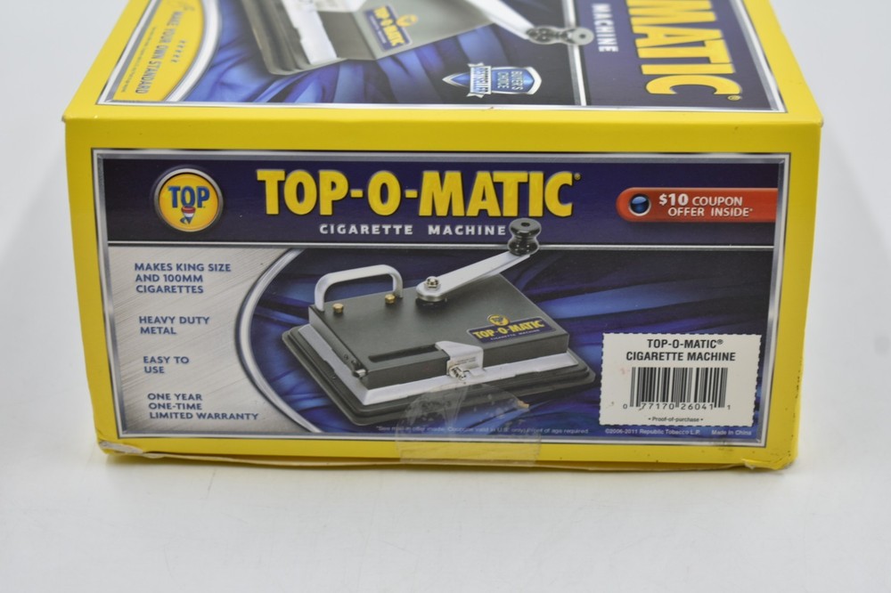 TOP-O- MATIC CIGARETTE ROLLING MACHINE SEALD